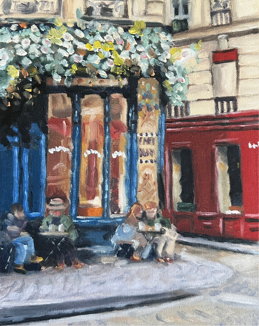 “Le café du coin” - Fine Art Print