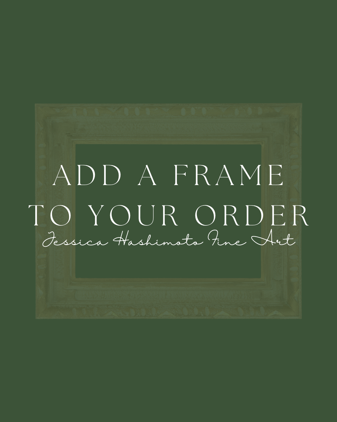 Add Frame to Order